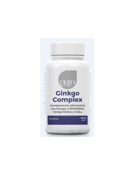 Puro Omega Ginkgo Complex Dha/Epa Q10 60Perlas