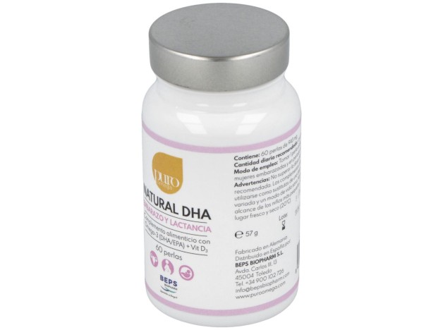 Puro Omega Natural Dha Embarazo Lactancia 60...