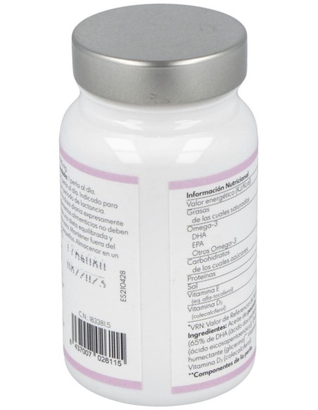 Puro Omega Natural Dha Embarazo Lactancia 60 Perlas
