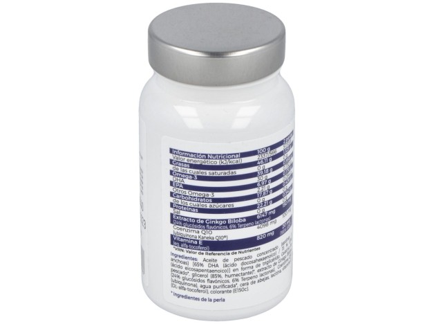 Puro Omega Ginkgo Complex Dha/Epa Q10 60Perlas