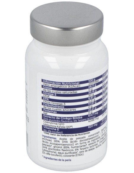 Puro Omega Ginkgo Complex Dha/Epa Q10 60Perlas