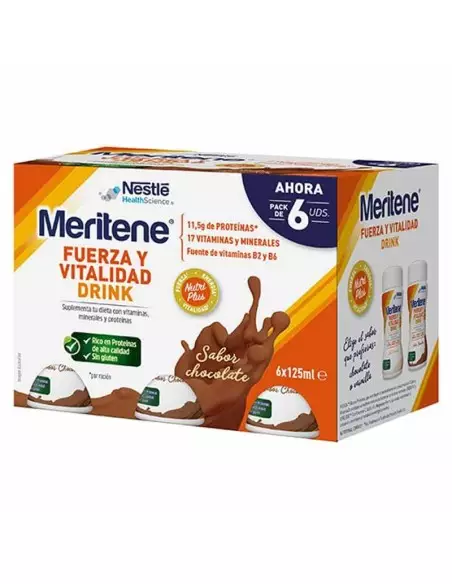 Meritene Drink Chocolate 6 uds de 125 ml