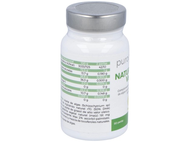 Puro Omega Natural Dha Vegan 60Perlas