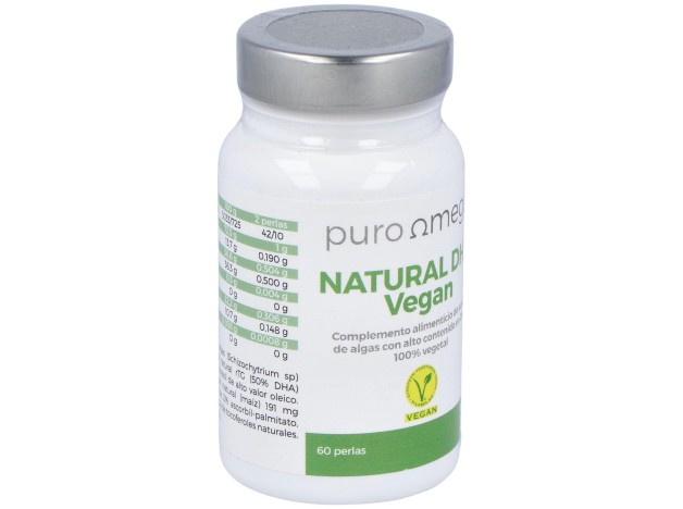 Puro Omega Natural Dha Vegan 60Perlas