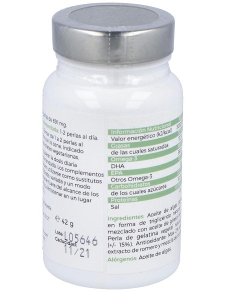 Puro Omega Natural Dha Vegan 60Perlas