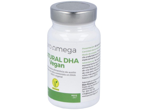 Puro Omega Natural Dha Vegan 60Perlas