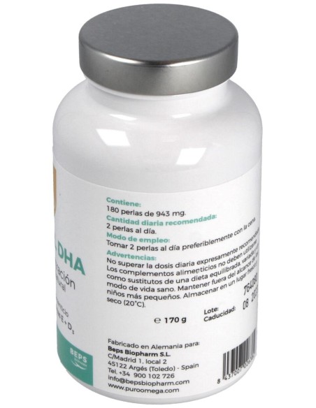 Natural Dha Alta Concentracion 180Perlas