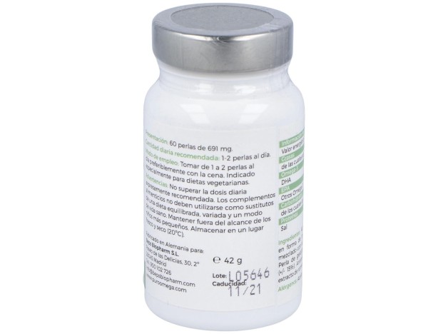 Puro Omega Natural Dha Vegan 60Perlas