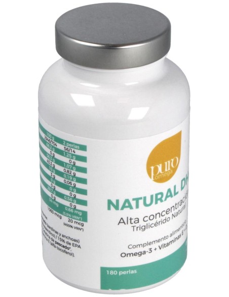 Natural Dha Alta Concentracion 180Perlas
