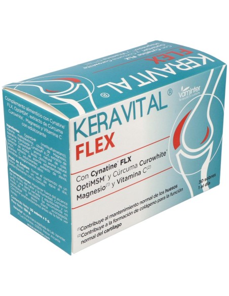 Ineldea Keravital Flex Sabor Limón 30 Sobres