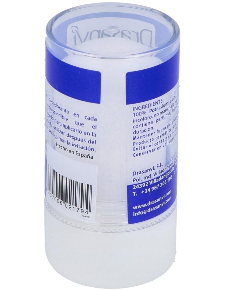 Drasanvi Desodorante Alumbre Mineral Cristal 120G
