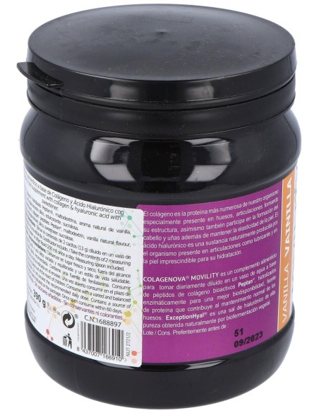 Vaminter Colagenova Movility Sabor Vainilla 390G