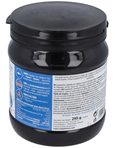Colagenova Marine 295Gr. Sabor Melocoton