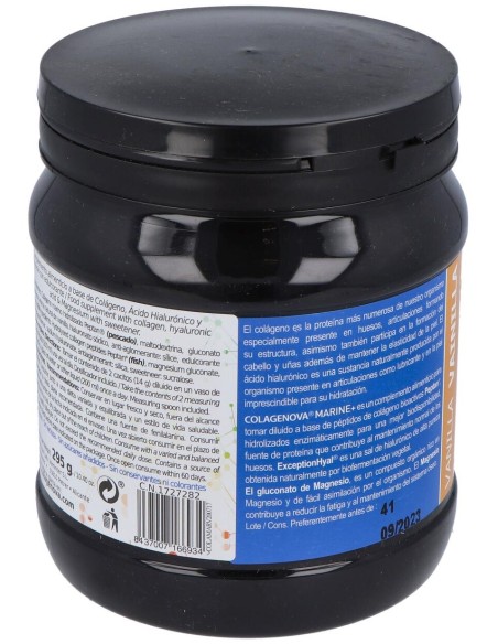 Colagenova Marine 295Gr. Sabor Vainilla