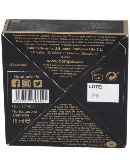 Pompeia Oleum De Pompeia Aceite Íntimo 15Ml