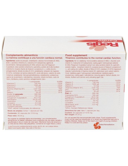 Regis Cardio Comprimidos 30 Comp
