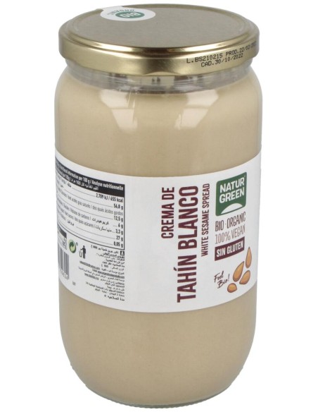 Naturgreen Tahín Ecológico De Sésamo 800 G