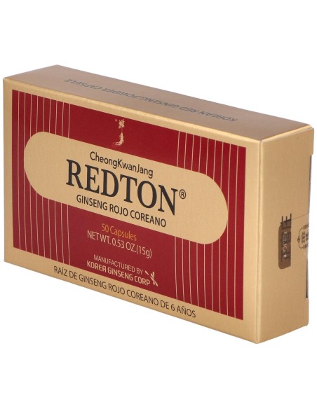 Redton Ginseng Rojo Coreano 50Cap