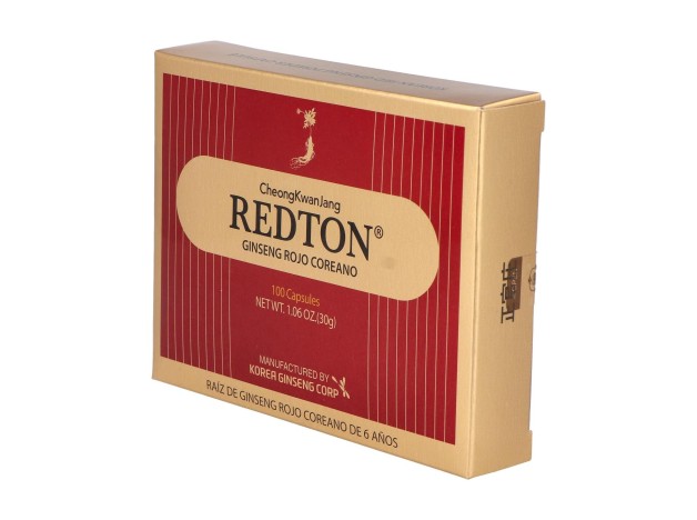 Redton Ginseng Rojo Coreano 100 Capsulas