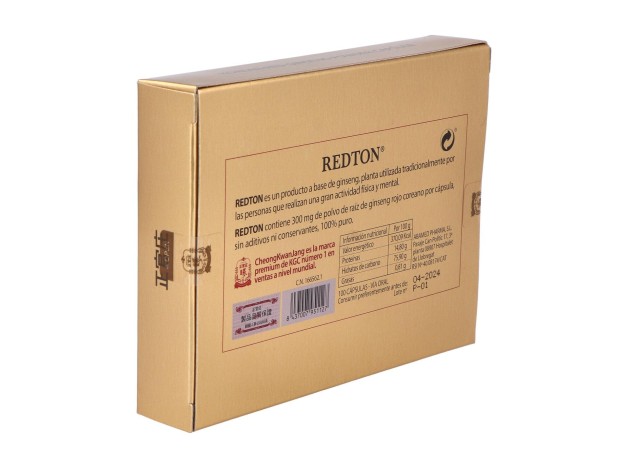 Redton Ginseng Rojo Coreano 100 Capsulas