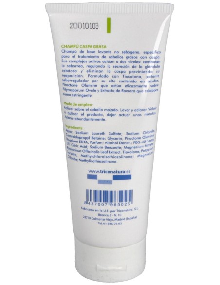 Champu Caspa Grasa 200Ml.
