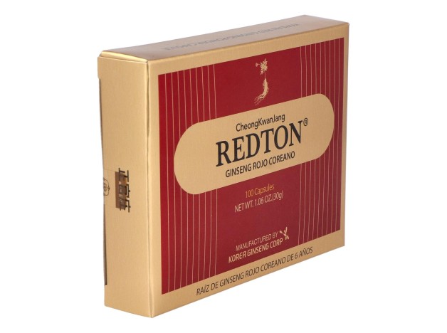 Redton Ginseng Rojo Coreano 100 Capsulas