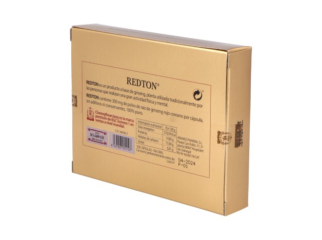 Redton Ginseng Rojo Coreano 100 Capsulas