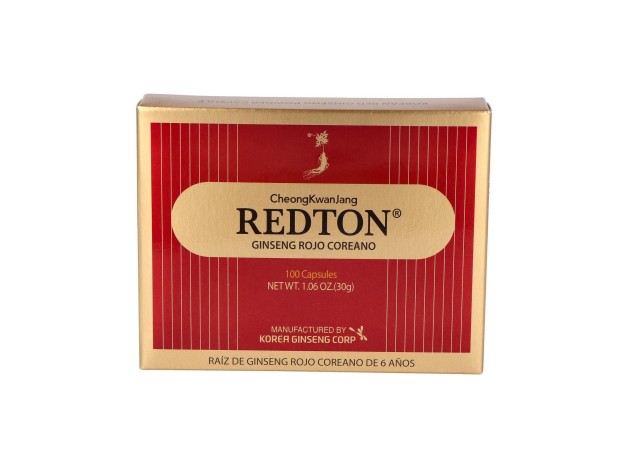 Redton Ginseng Rojo Coreano 100 Capsulas