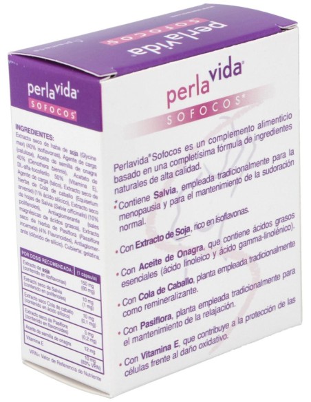 Plameca Perlavida Sofocos 2.0 30Caps