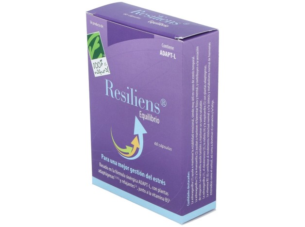 100% Natural Resiliens Equilibrio 60 Cápsulas