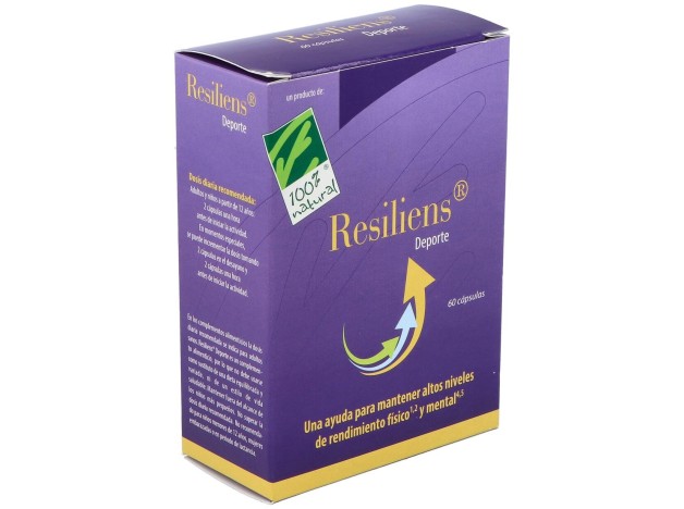 100% Natural Resiliens Deporte 60 Cápsulas