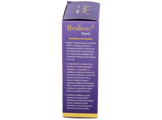 100% Natural Resiliens Deporte 60 Cápsulas