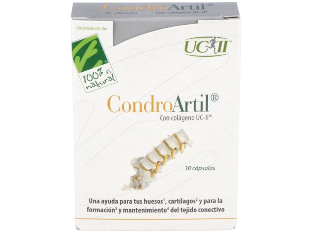 100% Natural Condroartil Con Colágeno Uc-Ii 30...