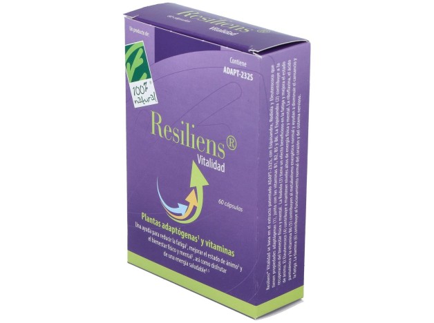 100% Natural Resiliens Vitalidad 60 Cápsulas