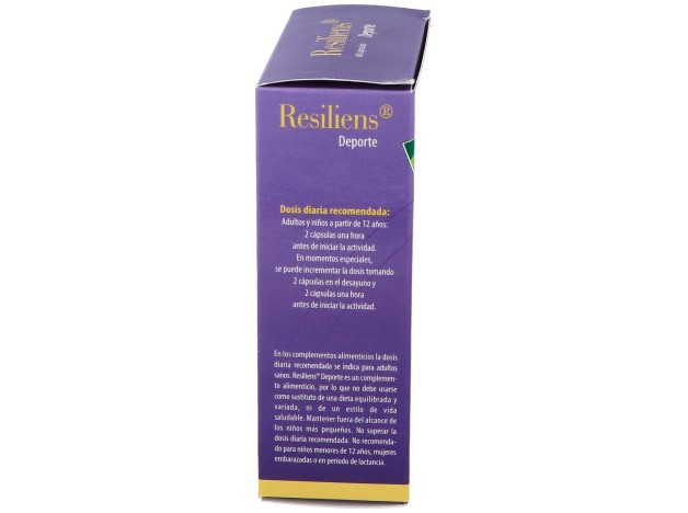 100% Natural Resiliens Deporte 60 Cápsulas