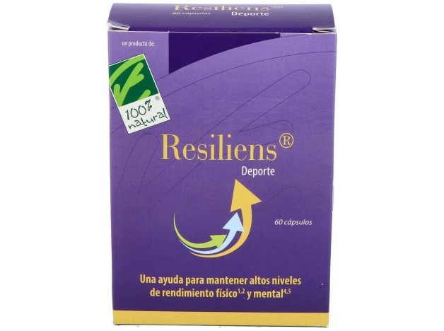 100% Natural Resiliens Deporte 60 Cápsulas