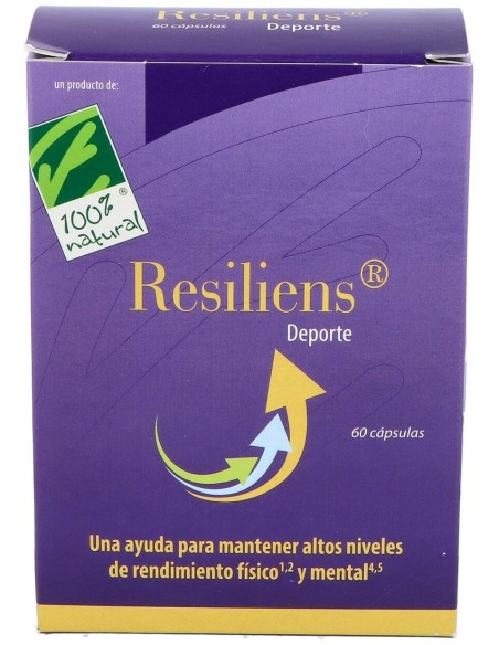 100% Natural Resiliens Deporte 60 Cápsulas