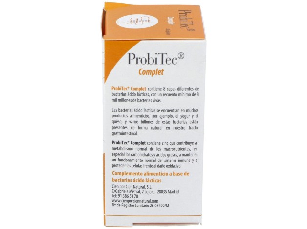 100% Natural Probitec Complet 30 Cápsulas