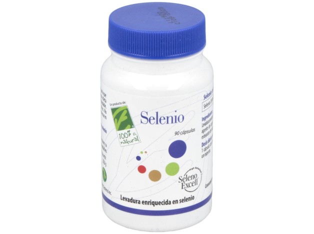 100% Natural Selenio 90 Cápsulas