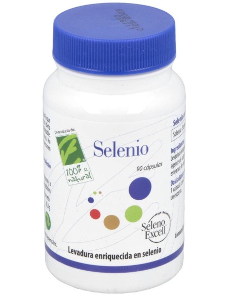 100% Natural Selenio 90 Cápsulas