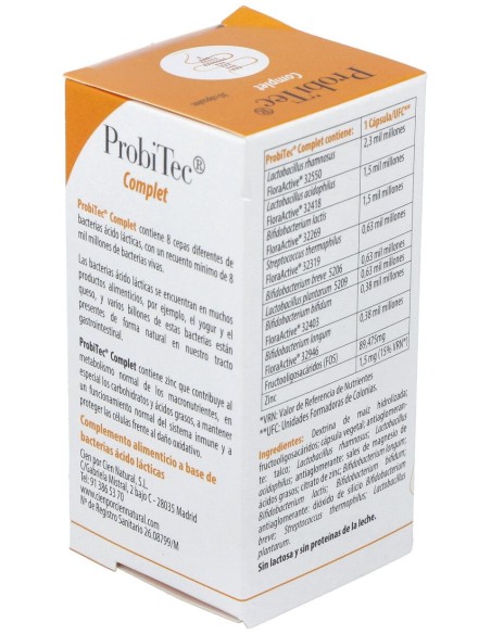 100% Natural Probitec Complet 30 Cápsulas