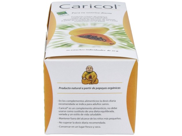 100% Natural Caricol Digestivo 20 Estuches...
