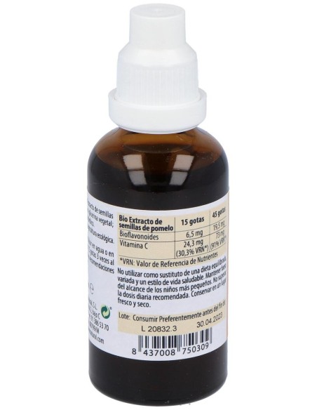 100% Natural Bio Extracto De Semillas De Pomelo Ecológico 50Ml