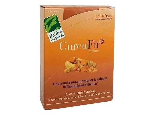 100% Natural Curcufit 30 Cápsulas