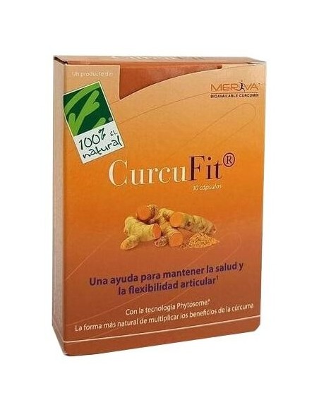 100% Natural Curcufit 30 Cápsulas