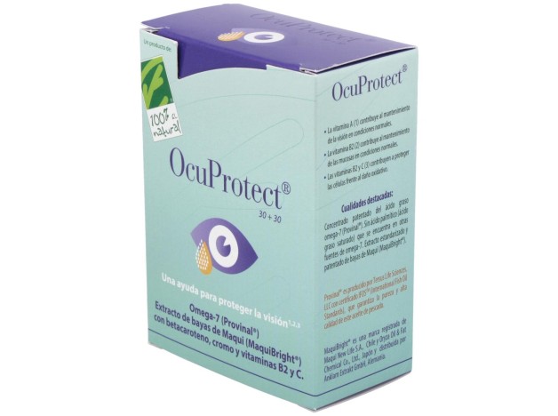 100% Natural Ocuprotect 30 Cápsulas +30 Cápsulas