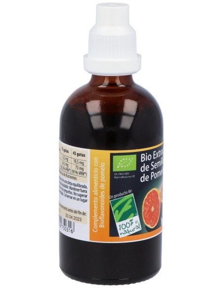 100% Natural Bio Extracto De Semillas De Pomelo Ecológico 100Ml