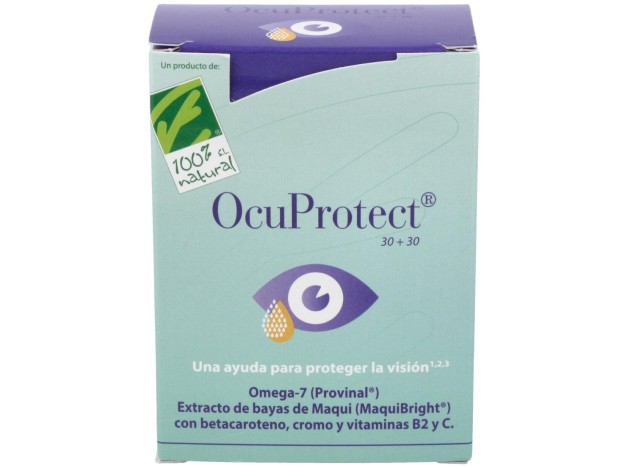 100% Natural Ocuprotect 30 Cápsulas +30 Cápsulas