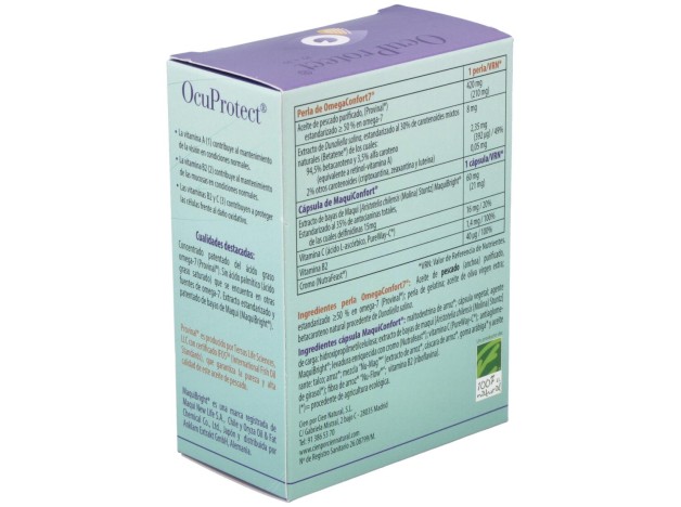 100% Natural Ocuprotect 30 Cápsulas +30 Cápsulas