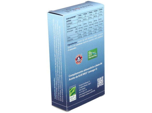 100% Natural Aceite De Krill Nko 40 Cápsulas De...